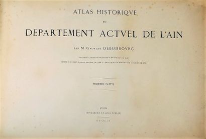 DEBOMBOURG (G). Atlas historique du département...
