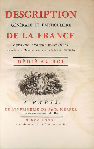 null LABORDE (Jean-Benjamin). Description générale et particulière de la France ou...