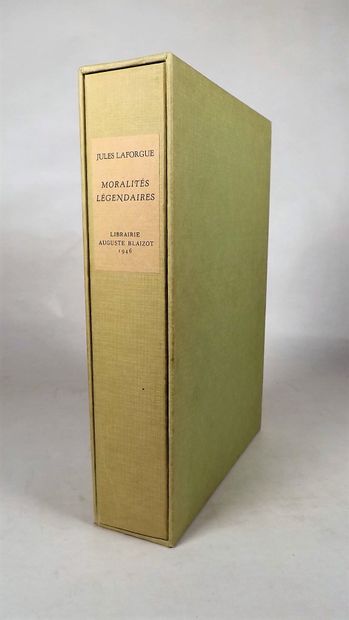 null LAFORGUE (Jules). Moralités légendaires. Paris, Librairie Auguste Blaizot, 1946....