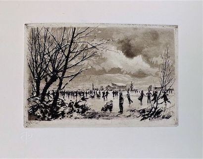 null PINET (Charles). Etchings by Charles Pinet. Thoissey, Imprimerie Marchand, 1933....