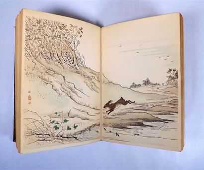 null LA FONTAINE. A selection of fables by La Fontaine illustrated by a group of...
