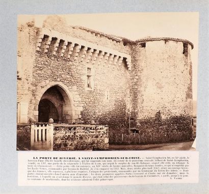 null Photograph - ROUGET (A). Historical monuments of France (Rhône). 1 folder in-4°,...