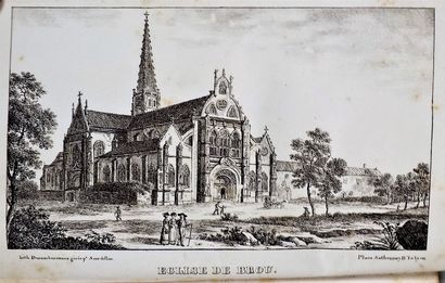 null MOYRIA (Gabriel de). The church of Brou. Lyon, Chambet, 1824. In-8, half red...