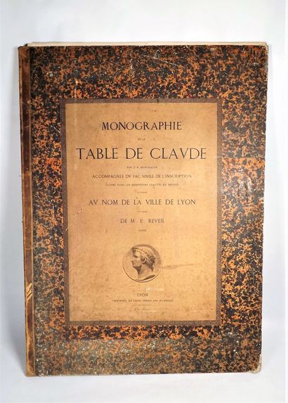 MONFALCON (J.-B.). Monographie de la table...