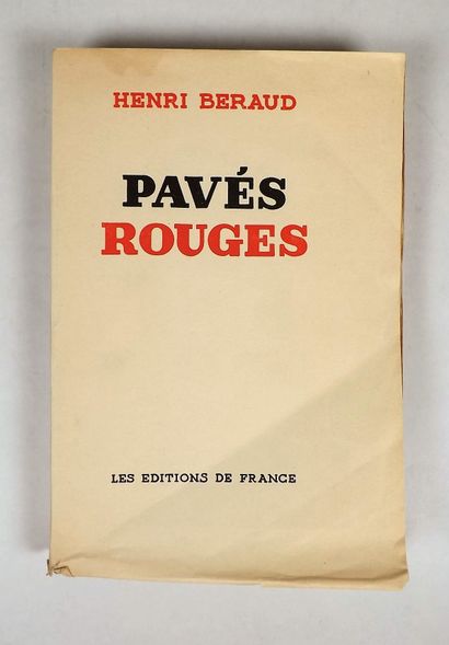BERAUD (H). PAVES ROUGES. Paris, Les Editions...