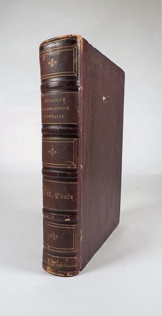 null COSTE (J.L.A.). Catalogue de la bibliothèque lyonnaise de M. Coste. 1853. 2...