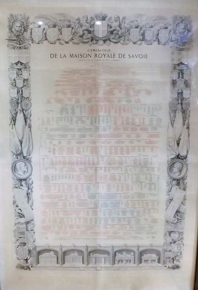 null CIBRARIO (Chevalier Louis). Genealogy of the Royal House of Savoy. Second edition...
