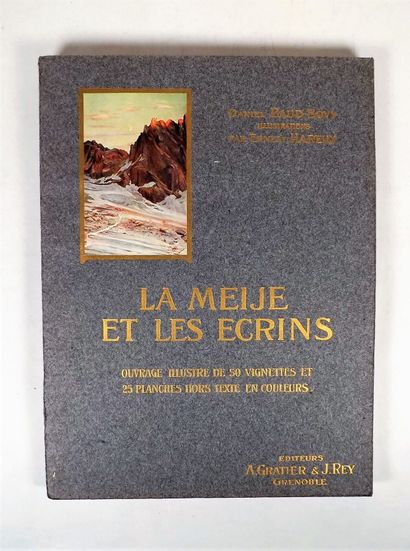 null BAUD-BOVY (D). La Meije et Les Ecrins. Grenoble, Gratier et Rey (1908). In-4°...