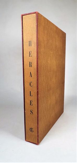 null CERCLE LYONNAIS DU LIVRE - THIBAUDET (A). Héraclès. Paris, 1951. In-4° en feuilles,...