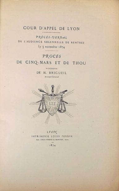 BRIGUEIL (MR.). Court of Appeal of Lyon....