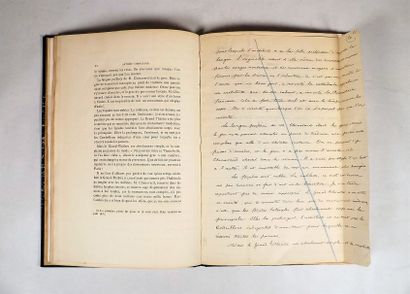 null Manuscript - CHENAVARD (Antoine). Handwritten and printed texts concerning Antoine...