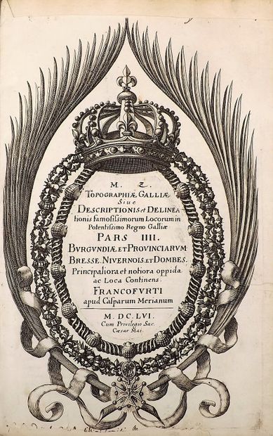 null ZEILLER (M.). Topographia Galliae sive descriptio et delineatio famosissimorum...