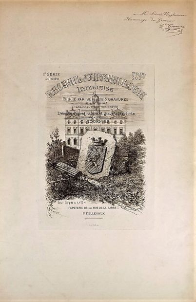 null TOURNIER (Charles). Collection of archaeology of Lyon. Published in a series...
