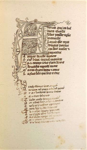 null TROSS (Edwin). La Clef d'Amour, poème publié d'après un manuscrit du XIV° siècle,...