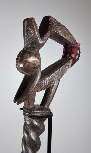 null Baoulé, Côte d'Ivoire
Marteau de gong « Lawlé ». Beau marteau de gong, une figurine...