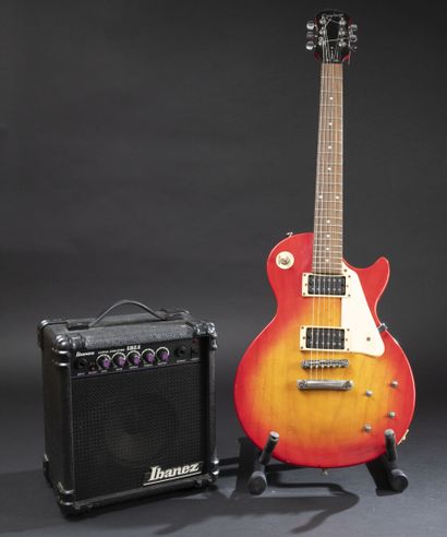 null Guitare électrique Epiphone made in Corea n°I01020013, modèle Lespaul, vers...