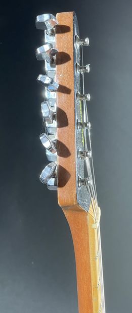 null Guitare de voyage électrique NASHVILLE, type stratocaster, couleur noire ,2...