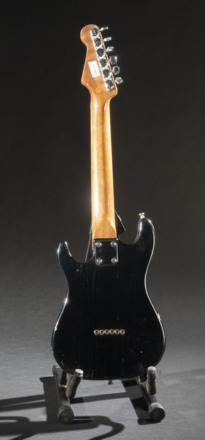 null Guitare de voyage électrique NASHVILLE, type stratocaster, couleur noire ,2...