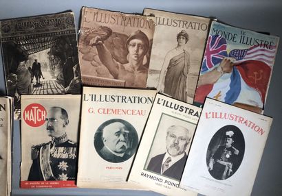 null Lot de revues l'Illustration de différents mois des années 1915 à 1940 

H....