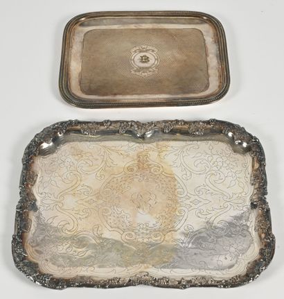 null @ MORLOT goldsmith

Mail tray in silver plated metal and partially gilded, with...