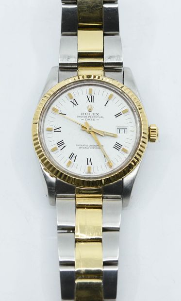 null ROLEX Oyster Perpetual Date ref.15000
Circa 1985
Stainless steel case diameter...