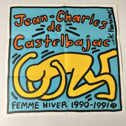 null Ensemble de huit invitations aux défilés de Jean-Charles de Castelbajac comme...