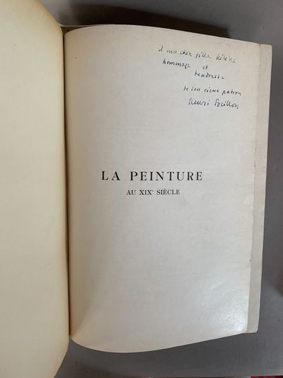 null FOCILLON Henri. La peinture au XIXe siècle et La peinture aux XIXe et XXe siècles....