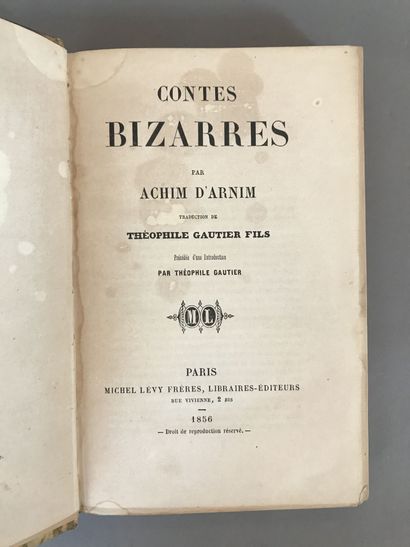 null [LITTERATURE] Ensemble de 7 volumes : Achim von Arnim "Contes bizarres" (1 volume,...