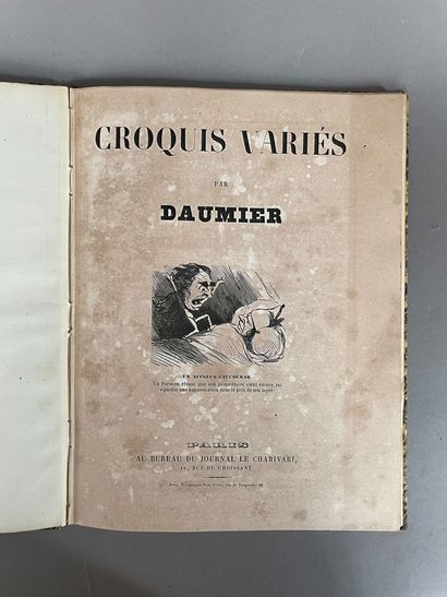 null DAUMIER Honoré. Croquis variés. Paris. Le Charivari. s.d. 1 volume in-4.

Tâches....