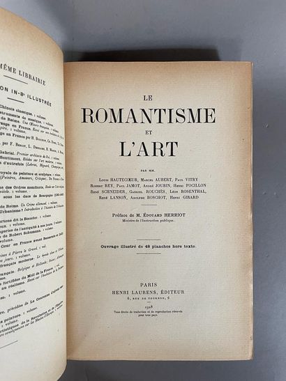 null [HISTOIRE DE L'ART] Collectif. Le romantisme et l'Art. Préface d'Edouard Herriot....