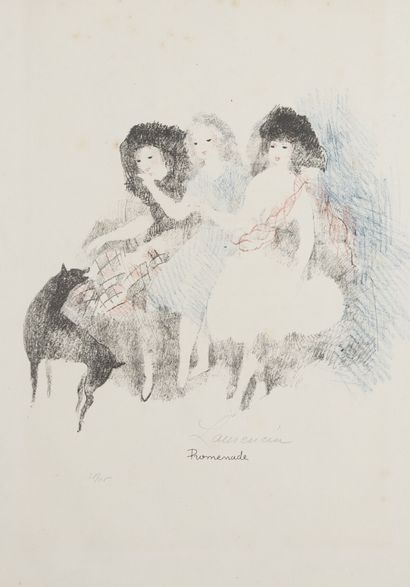 null Marie LAURENCIN (1883-1956)
« Emilie », « Promenade » et « Les trois soeurs...