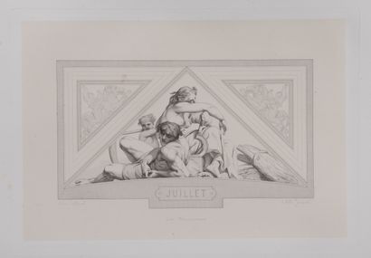 null Alexandre CABANEL (1823-1889)
Les Mois
Cartons des peintures de l'ancien Hôtel...