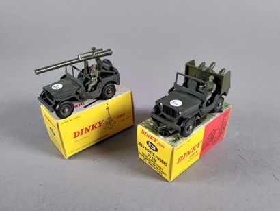 null DINKY TOYS FR (2)
828 - Jeep Lance missiles - complet avec son pilote (B) *****
829...