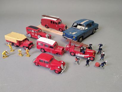DIVERS Pompiers (6)
Lot de 6 véhicules pompiers...