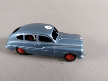 null 24 Q - Ford Vedette 1949 - bleu métal - roues rouges - version au plancher à...