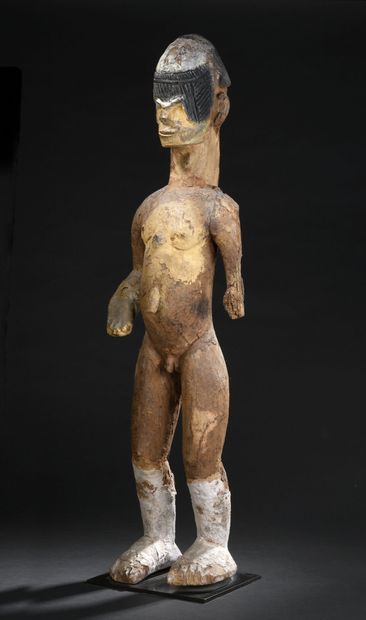 Statue Igbo, Nigeria 
Bois, pigments
H. 92...