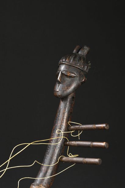 null Zande harp, Democratic Republic of Congo
Wood, skin
L. 63 cm

Provenance : 
Private...