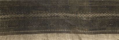 null Set of two Kuba Fabrics, Democratic Republic of Congo 
Pieces of fabric
L. 250...