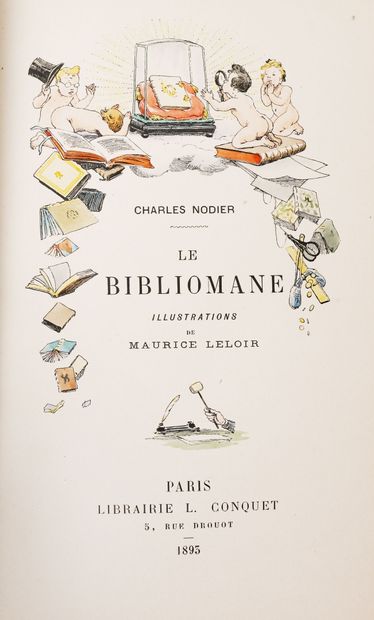 null ASSELINEAU (Charles). L'enfer du bibliophile. 
Paris, Conquet, 1905. 
In-8 bradel...