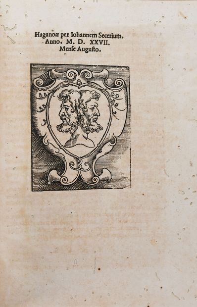 null [Malte]. FONTANUS (Jacob). De Bello Rhodio, libri tres, Clementi VII Pont. Max....