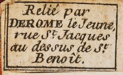 null SAINT-MARC (Jean Paul André de). Oeuvres. 
Genève et Paris, Monory, 1775.
In-8,...