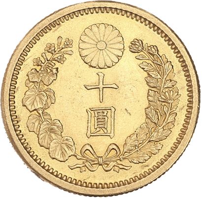 null JAPON, Meiji (1867-1912)
10 yen or. An 31 (1898).
Fr. 51.
Superbe.

