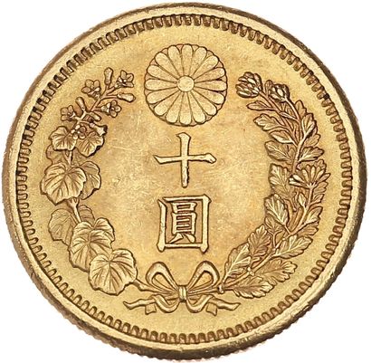 null JAPON, Meiji (1867-1912)
10 yen or. An 35 (1902).
Fr. 51.
Superbe. 
