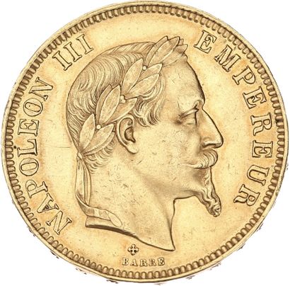 SECOND EMPIRE 
100 francs or, Napoléon III,...