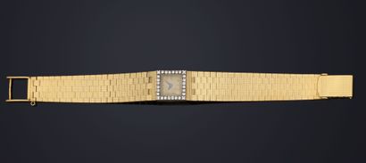 null PIAGET pour MELLERIO
Montre bracelet de dame en or jaune et or gris 18k (750...
