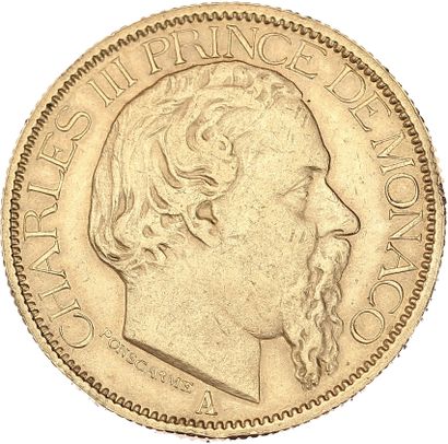MONACO, Charles III (1856-1889)
100 francs...