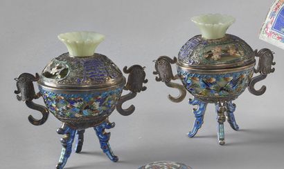 null SOUTH CHINA for VIETNAM, early 20th century
Beautiful pair of silver (925‰)...