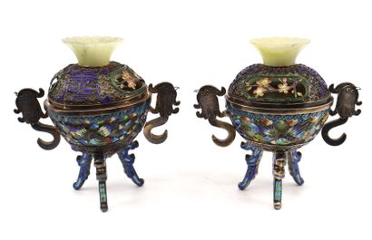 null SOUTH CHINA for VIETNAM, early 20th century
Beautiful pair of silver (925‰)...