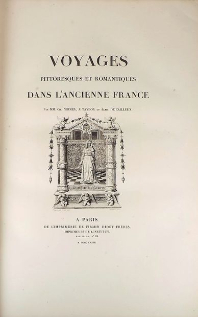 null TAYLOR (James) - NODIER (Charles). LANGUEDOC. Voyages pittoresques et romantiques...