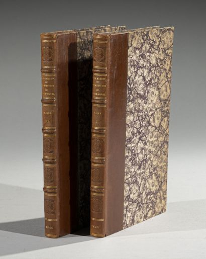 null ROBERT (P.), 
Les mystères du palais-royal 
Paris, Le Clère, 1845.
Deux tomes,...